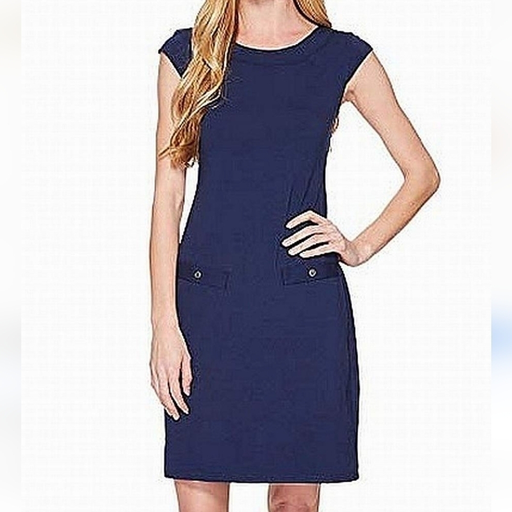 𝅺Fig Women's Pia Dress | Blue | Size Small